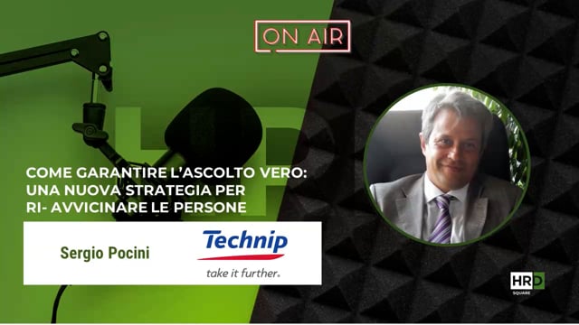 Thumbnail Garantire l’ascolto vero TECHNIP
