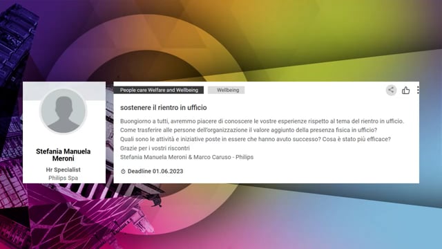 Thumbnail Iniziative per sostenere il rientro in ufficio ING