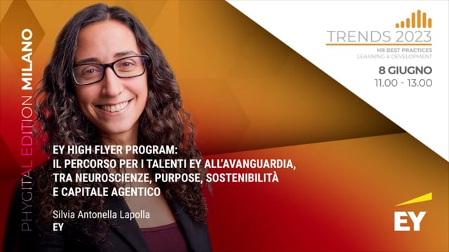 Thumbnail EY HIGH FLYER PROGRAM: IL PERCORSO PER I TALENTI EY ALL’AVANGUARDIA, TRA NEUROSCIENZE, PURPOSE, SOSTENIBILITÀ E CAPITALE AGENTICO - EY