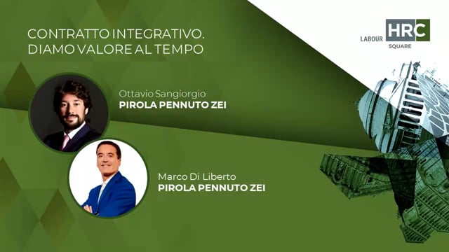 Thumbnail Contratto integrativo. Diamo valore al tempo PIROLA PENNUTO ZEI