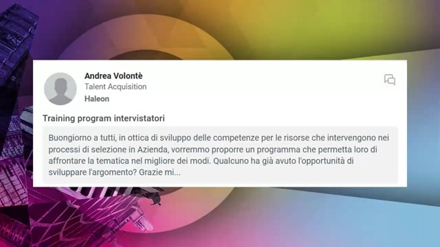 Thumbnail Training program intervistatori E80