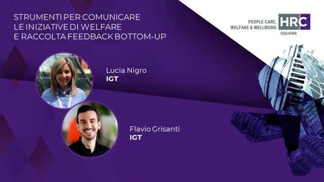 Thumbnail Strumenti per comunicare le iniziative di welfare e raccolta feedback bottom-up IGT