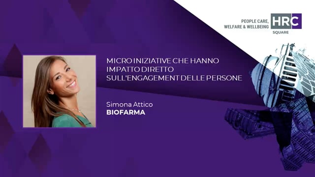 Thumbnail Micro iniziative che hanno impatto diretto sull’engagement delle persone BIOFARMA