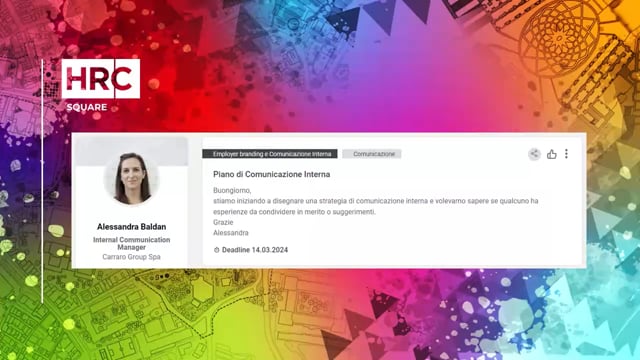 Thumbnail Q&A Piano di comunicazione interna CARREFOUR