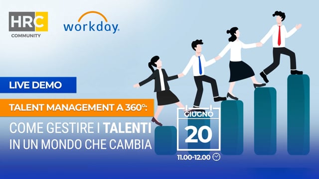 Thumbnail Talent management a 360°, come gestire i talenti in un mondo che cambia con Workday